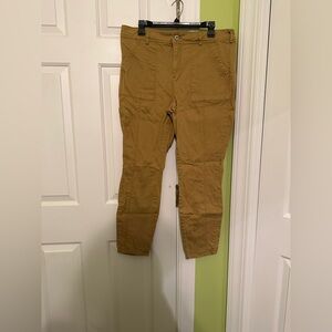 Anthropologie byAnthropologie Jefferson Mustard Yellow Slim Utility Pant Size 33